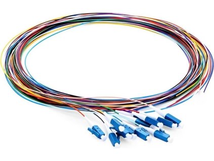 Conexpro sada optických pigtailů, LC UPC, Singlemode, G.652.D, 12ks , 3m