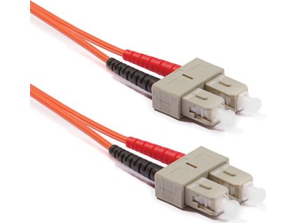 Keline optický patch kábel SC-SC Duplex, OM2, 50/125µm, LSOH