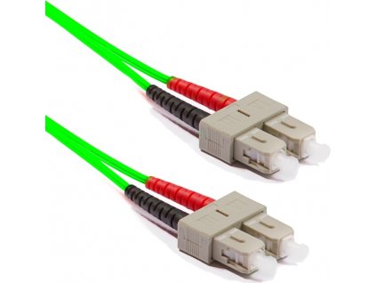 Keline optický patch kábel SC-SC Duplex, OM5, 50/125µm, LSOH