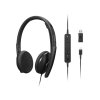 Lenovo Wired VoIP Headset (Teams)/USB-A/C/MS/Černá