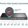 TP-Link TL-SL1226P - 26-portový Switch PoE+ s 24 porty 10/100 Mbit/s a 2 gigabitovými porty + 2 SFP porty