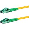 Conexpro optický patch cord, LCapc/LCapc, Duplex, Singlemode 9/125, 1m