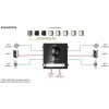 Hikvision DS-KD8003-IME1(B), IP dveřní modulární interkom, 1 tlačítko, 2Mpx