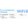 TP-Link Mercusys Halo H60X(2-pack) WiFi systém, WiFi 6, AX1500, 3x GLAN2,4/5 GHz