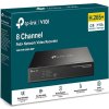 TP-Link VIGI NVR1008H-8MP síťový videorekordér 8 kanálů, 8x Lan s PoE, 2x USB