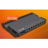 MikroTik RouterBOARD RB5009UPr+S+IN, 4x 1,4 GHz, 7x GbE PoE+, 1x 2,5 GbE PoE+, USB 3.0, SFP+, L5