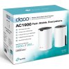 TP-Link Deco S7(2-pack) - Mesh systém AC1900 s Wi-Fi pro celoplošné pokrytí domácnosti, 3x Gigabit WAN/LAN