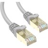 Conexpro slim patch kabel STP, CAT6A, 20m, šedý