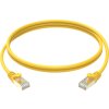 Conexpro slim patch kabel STP, CAT6A, 3m, žlutý