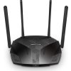 Mercusys MR80X - AX3000 Dual Band Wi-Fi 6 Router, 1x GbE WAN, 3x GbE LAN
