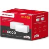 TP-Link Mercusys Halo H90X(2-pack) WiFi systém, WiFi 6, AX6000, 1x 2,5GLAN, 2x GLAN
