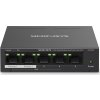 TP-Link Mercusys MS105GP Switch 5-Port, 4× Gigabit PoE+, 1× GLAN, 802.3af/at, 65 W