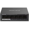 TP-Link Mercusys MS106LP Switch 6-Port, 4x 10/100 Mbps PoE+, 2x LAN, 802.3af/at, 40 W