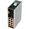 Conexpro GNT-IG1210FP-DC, Průmyslový PoE switch na DIN lištu, 8x LAN, 8x PoE, 2x SFP