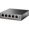 TP-Link TL-SG1005P - Stolní switch s 5 gigabitovými porty, 4 porty mají PoE