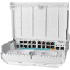 MikroTik netPower 15FR, 15x FE PoE in, 1x FE PoE out, 2x SFP, L5, venkovní