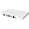 MikroTik Cloud Router Switch CRS328-24P-4S+RM, 24x GbE PoE/PoE+, 4x SFP+, RouterOS/SwOS, L5, PSU, 1U (PoE budget 450W)