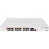 MikroTik Cloud Router Switch CRS328-24P-4S+RM, 24x GbE PoE/PoE+, 4x SFP+, RouterOS/SwOS, L5, PSU, 1U (PoE budget 450W)