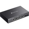 TP-Link SG2210XMP-M2 Omada inteligentní switch, 8x 2,5GBit PoE+ port, 2x 10GB SFP+, 160W PoE budget