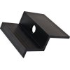 Hliníkový krajní úchyt panelu tvar Z, 35mm, černý