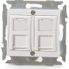Keline zásuvkový modul pre Legrand® ValenaTM, Category 6, 2xRJ45/s, osadený
