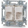 Keline zásuvkový modul pre Legrand® ValenaTM, Category 5E, 2xRJ45/u, osadený