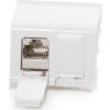 Keline zásuvkový modul Cat 6A pre Legrand® MosaicTM, osadený s 2xKEJ-CEA-S-10G