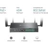 TP-Link ER706WP-4G Omada VPN Router, 2x Nano SIM, AX3000 WiFi 6, 1x SFP GWAN, 1x GWAN, 4x GLAN PoE+