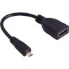 PremiumCord Flexi adaptér HDMI Typ A samice - micro HDMI Typ D samec pro ohebné zapojení