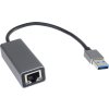 PremiumCord adaptér USB3.0 -> LAN RJ45 ETHERNET 10/100/1000 MBIT Aluminium