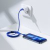Baseus CAJY000203 Crystal Shine Series Datový Kabel USB-C - Lightning 20W 1,2m Blue