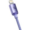 Baseus CAJY000205 Crystal Shine Series Datový Kabel USB-C - Lightning 20W 1,2m Purple