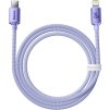 Baseus CAJY000205 Crystal Shine Series Datový Kabel USB-C - Lightning 20W 1,2m Purple