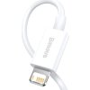 Baseus CALYS-02 Superior Fast Charging Kabel Lightning 2.4A 0.25m White