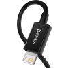 Baseus CALYS-A01 Superior Fast Charging Datový Kabel USB to Lightning 2.4A 1m Black