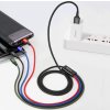 Baseus datový kabel 4v1 microUSB+USB-C+2xLightning 1,2m 3,5A černý