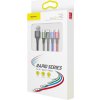 Baseus datový kabel 4v1 microUSB+USB-C+2xLightning 1,2m 3,5A černý