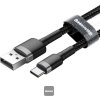 Baseus datový kabel Cafule USB-C 2m 2A šedo-černý