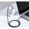 Baseus CAJY000601 Crystal Shine Series Datový Kabel USB-C - USB-C 100W 1,2m Black
