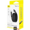 Baseus datový magnetický kabel Tungsten Gold USB-C/USB-C 1m 100W černý