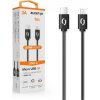 ALIGATOR Datový kabel POWER 3A, USB-C/microUSB černý