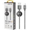 ALIGATOR PREMIUM Datový kabel 2A, USB-C černý