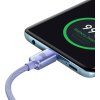 Baseus CAJY000705 Crystal Shine Series Datový Kabel USB-C - USB-C 100W 2m Purple