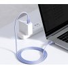 Baseus CAJY000705 Crystal Shine Series Datový Kabel USB-C - USB-C 100W 2m Purple