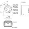 Dahua PFB203W Držák na zeď pro montáž stropní kamery Dahua HDW(EP/SP/RP), HDBW(RP/EP), SD22