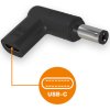 Aligator USB-C napájecí redukce 5,5 x 2,1 mm pro notebooky Acer/Compaq/HP/Fujitsu/Toshiba