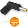 Aligator USB-C napájecí redukce 4.8*1.7mm pro notebooky Asus/Compaq/HP