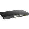 D-Link DGS-1250-28XMP/E 24-port Gigabit PoE Smart Managed Switch with 4x 10G SFP+ ports, 370Watts