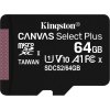Kingston Canvas Select Plus A1/micro SDXC/64GB/UHS-I U1 / Class 10/+ Adaptér