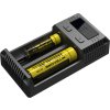 NITECORE i2 NEW inteligentná nabíjačka – dve nezávislé pozície, nabíja Li-Ion, Ni-MH, Ni-Cd, 12/230 V